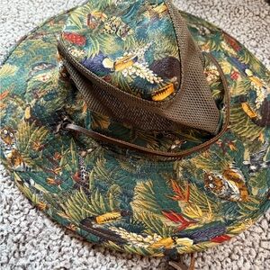 Dorfman Pacific Jungle Animal Safari Hat sz L